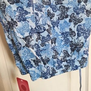 Adorable butterfly pajama bottoms. XXXL